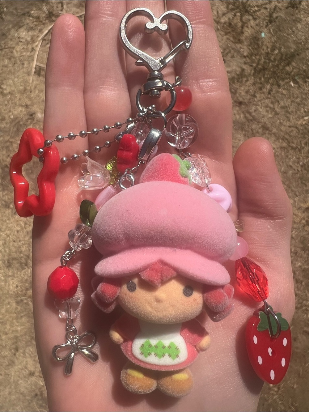 Strawberry shortcake keychain